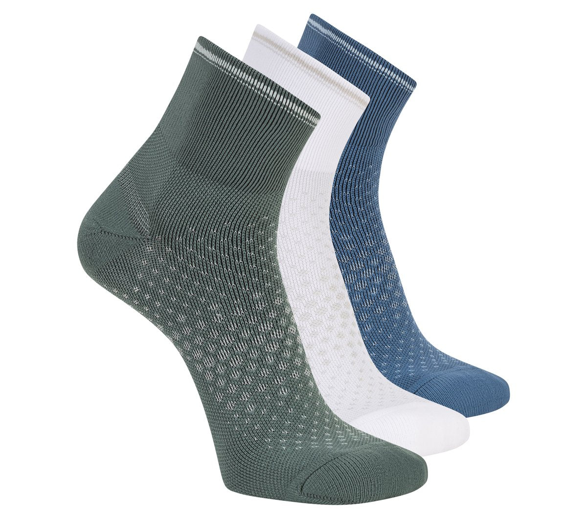 3 Pack Men's Performance Running Quarter Socks | Skechers Men