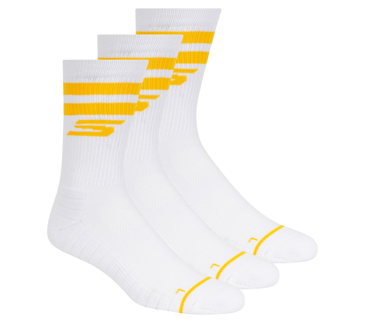 3 Pack Men's Performance Pickleball Crew Socks | Skechers Men