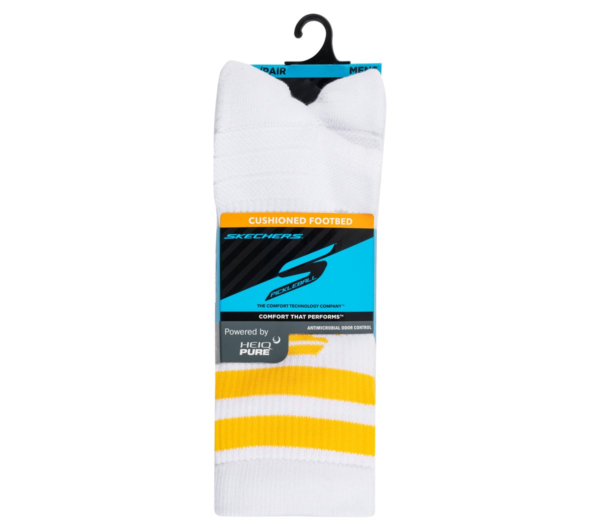 3 Pack Men's Performance Pickleball Crew Socks | Skechers Men