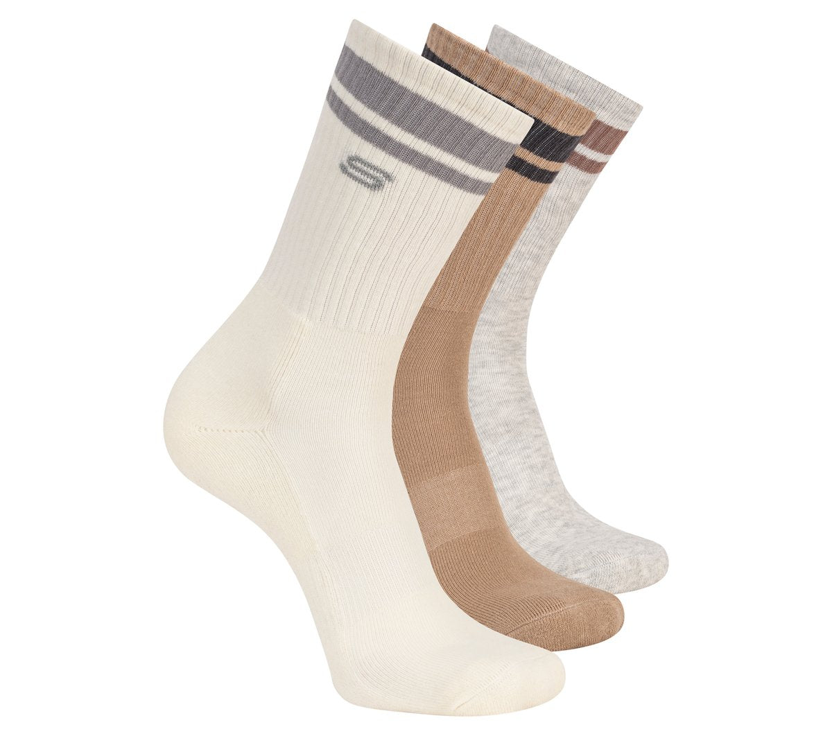 3 Pack Men's Lifestyle Crew Socks | Skechers Men