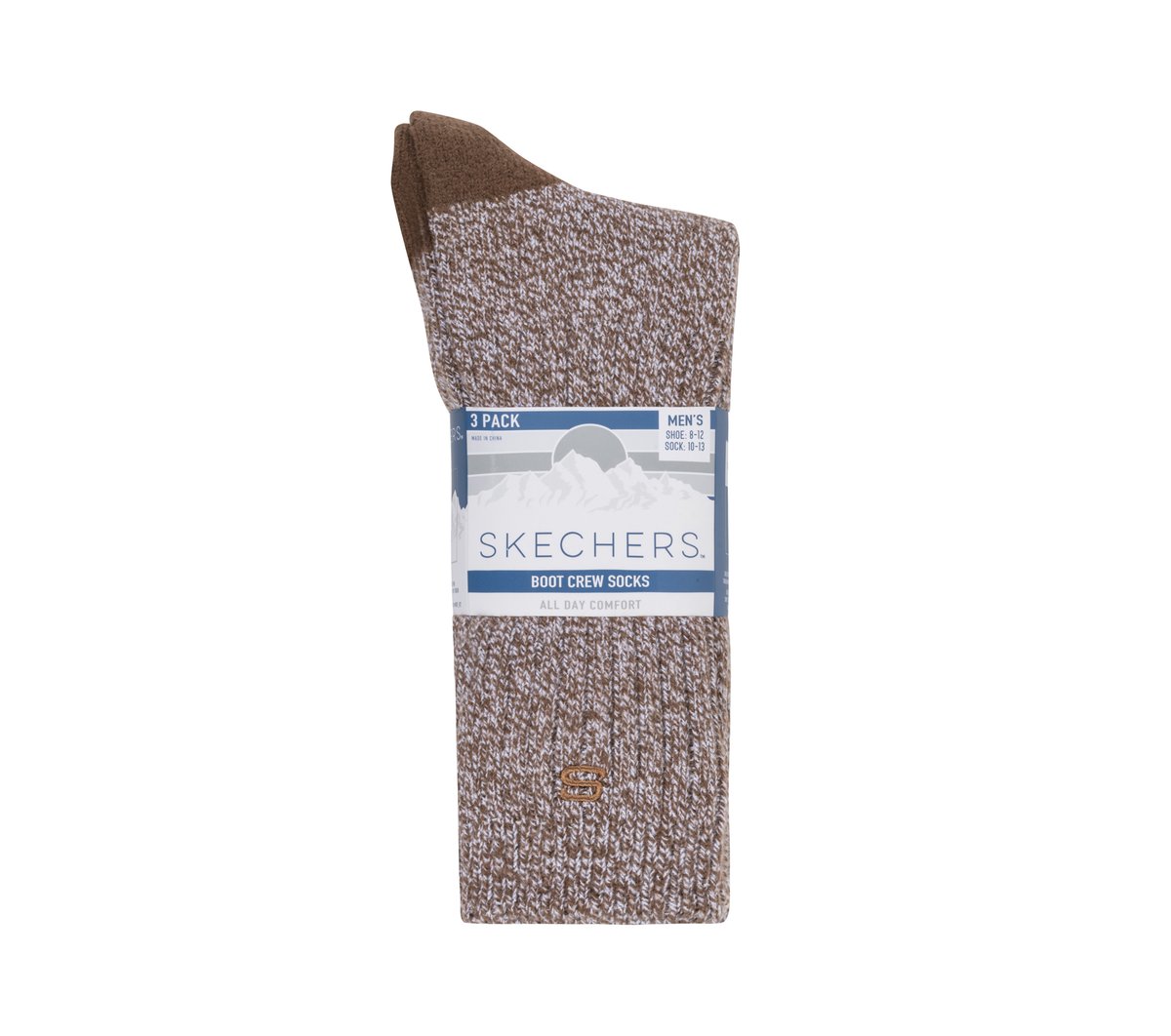 Super Soft Boot Crew Socks - 3 Pack | Skechers Men