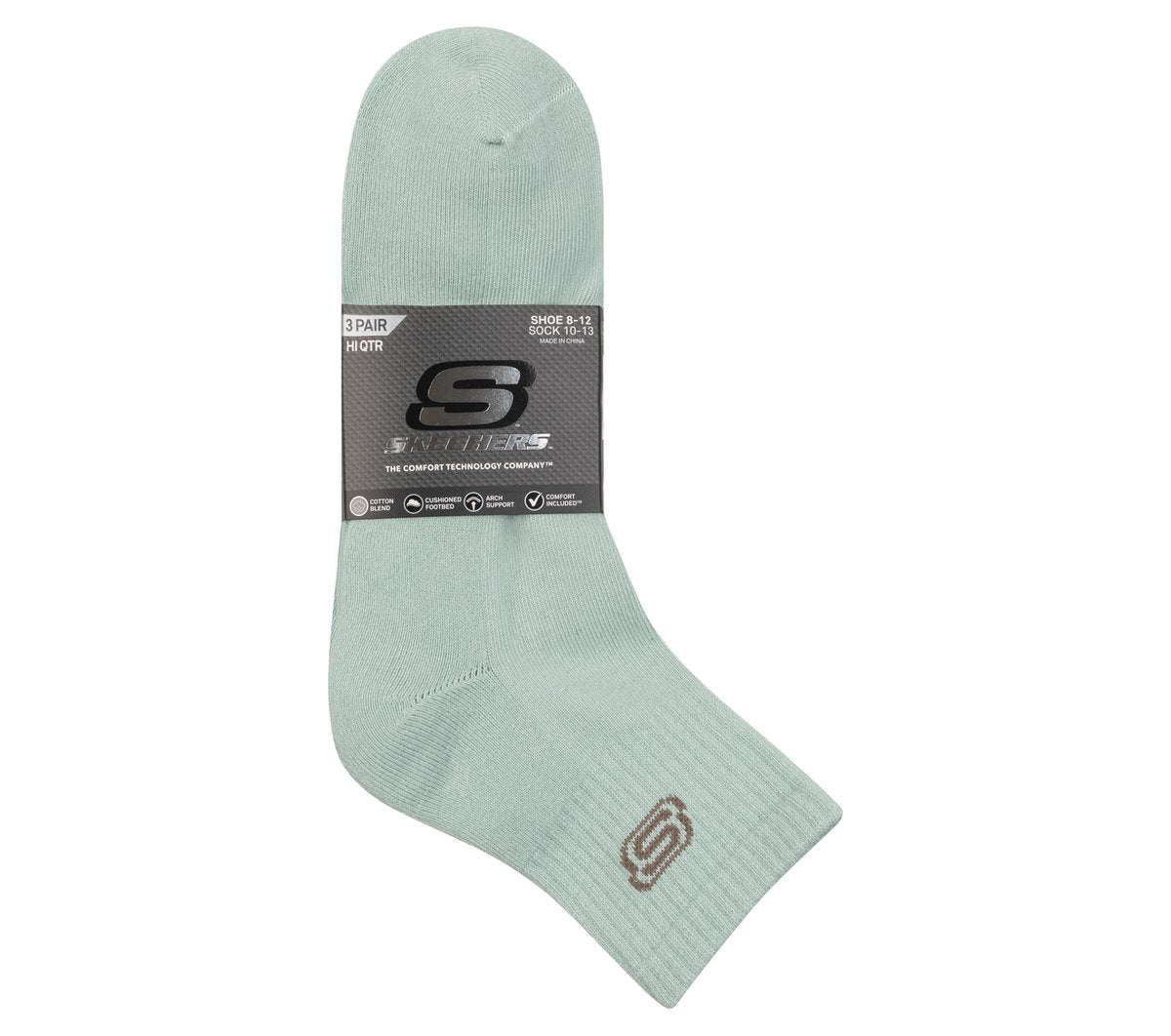 3 Pack Men's Lifestyle Quarter Socks | Skechers Men
