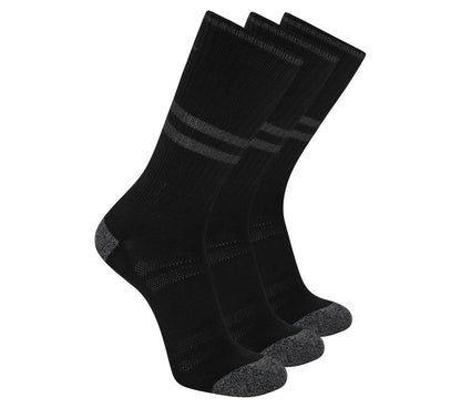 3 Pack Men's Reflective Performance Crew Socks | Skechers Men