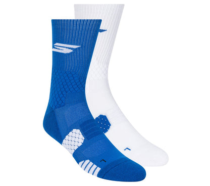 2 Pack Performance Basketball Crew Socks | Skechers Men