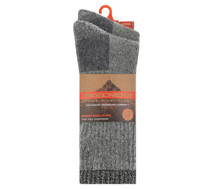 2 Pack Men's Crew Wool Socks | Skechers Men