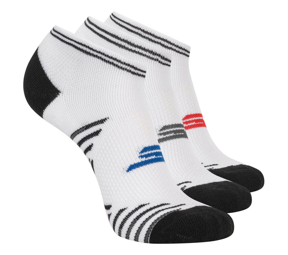 3 Pack Men's Performance Low Cut Running Socks | Skechers Men
