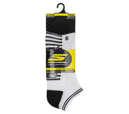 3 Pack Men's Performance Low Cut Running Socks | Skechers Men