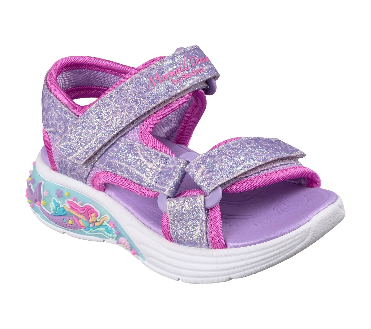S-Lights: Mermaid Dreams Sandal - Marina Bliss | Skechers Kids