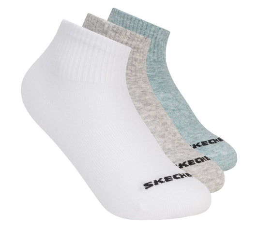 3 Pack Boys' Quarter Crew Cotton Socks | Skechers Kids