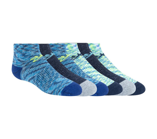 6 Pack Space Dye Low Cut Socks | Skechers Kids