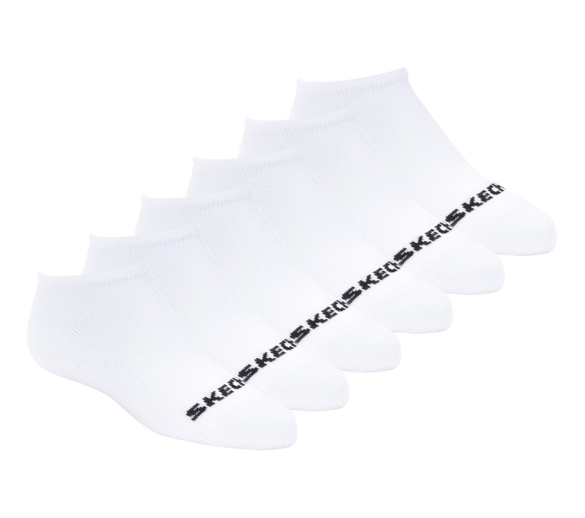 Cotton No-Show Socks - 6 Pack | Skechers Kids