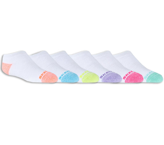 6 Pack Low Cut Walking Socks | Skechers Kids