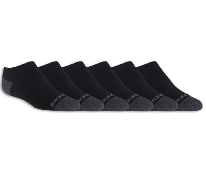 6 Pack Boys' No Show Socks | Skechers Kids